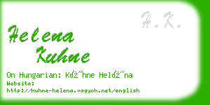 helena kuhne business card